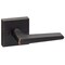 Sure-Loc Hardware Sure-Loc Hardware Basel Square Dummy Lever, Vintage Bronze BS100-SQ 11P - alternate 1